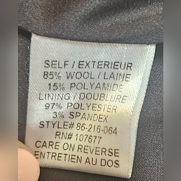 Alice + Olivia Purple S Small Wool Bubble Coat Wool Blend Drop Waist Lined - Picture 6 of 11